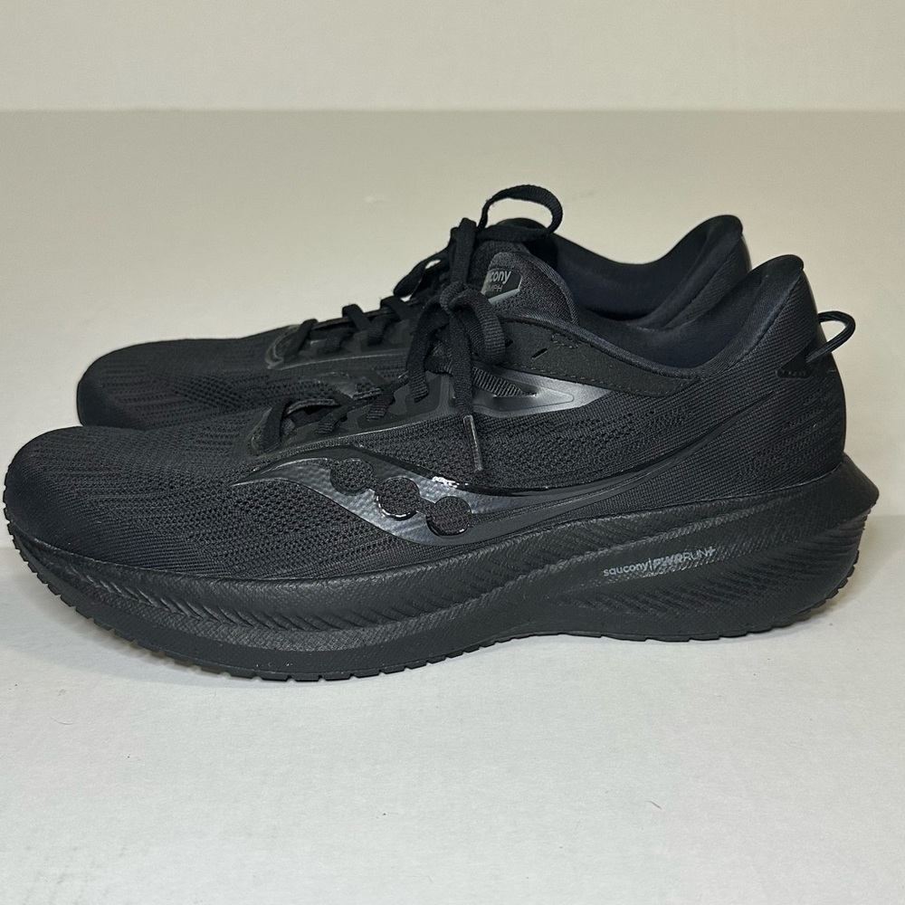 Saucony Triumph 21 Running Shoes | Men’s Size 11.5 | Triple Black